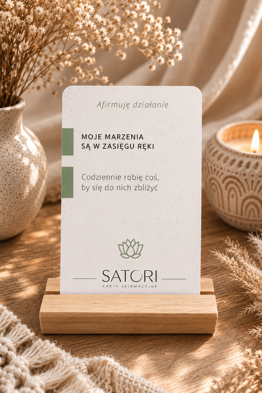 Karta afirmacyjna Satori